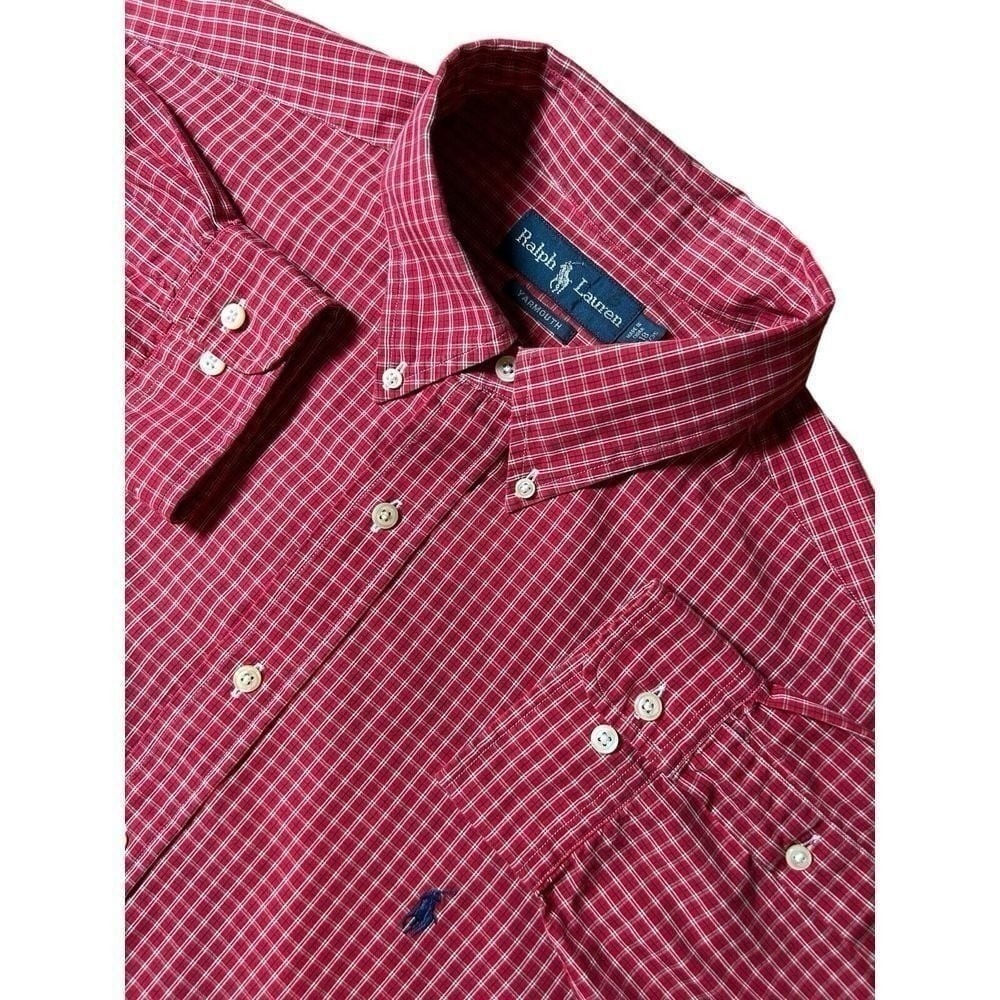 Ralph Lauren Yarmouth Shirt With Logo Size 18 34/35